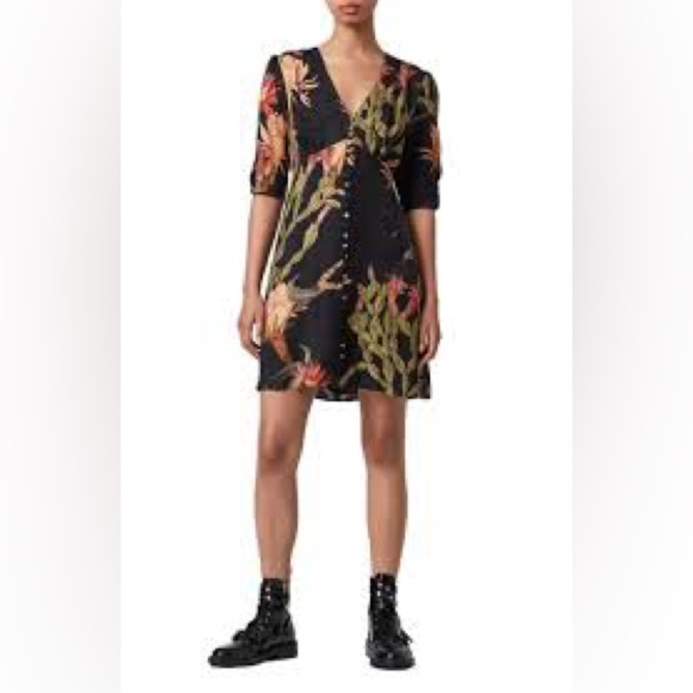 All Saints Kota Nolina Desert Floral Dress
